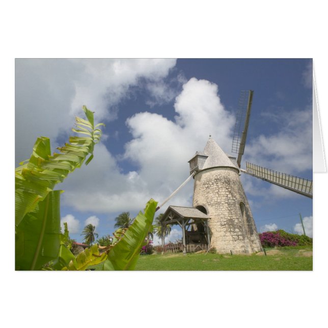 Cartão Índias Ocidentais Francesas, Guadaloupe, Marie, Ga (Frente Horizontal)