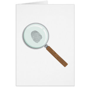 Cartão Indício da impressão digital