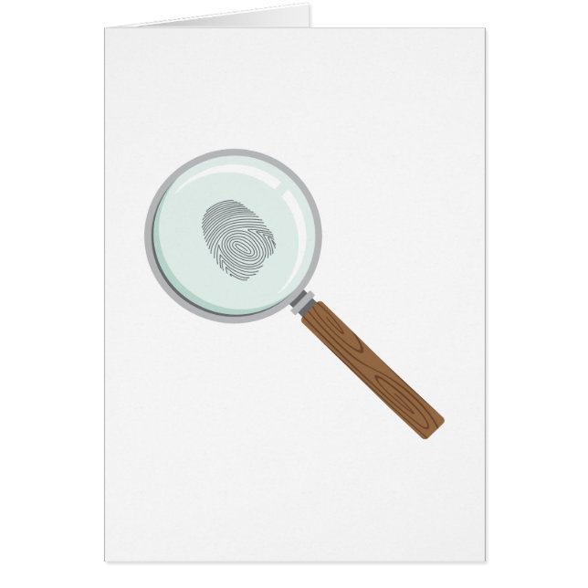 Cartão Indício da impressão digital (Frente)