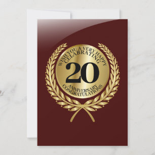 Cartão individual de felicitações no aniversário