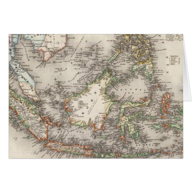 Cartão Indonésia, Malásia (Frente Horizontal)