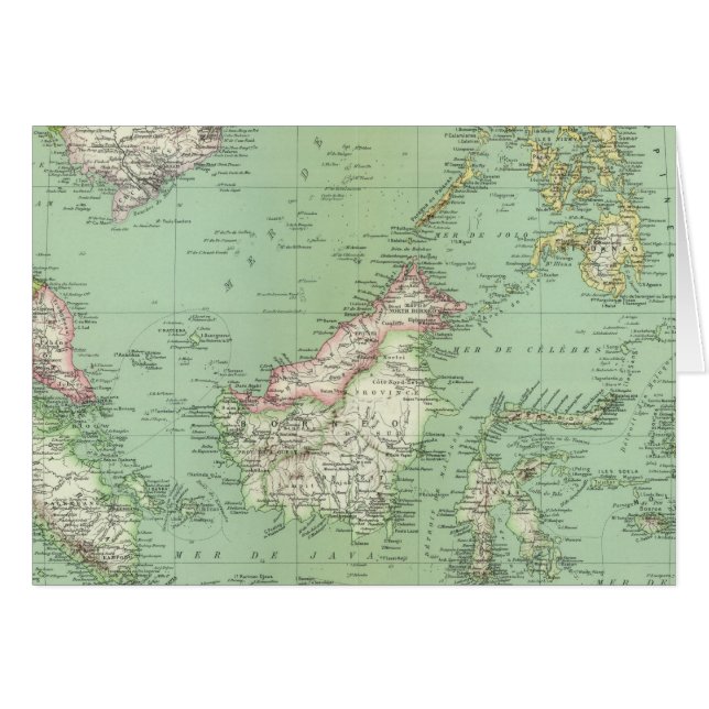 Cartão Indonésia, Malásia (Frente Horizontal)