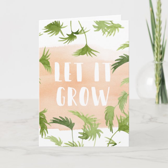 Cartão Indoor Oasis | Let it Grow (Frente)