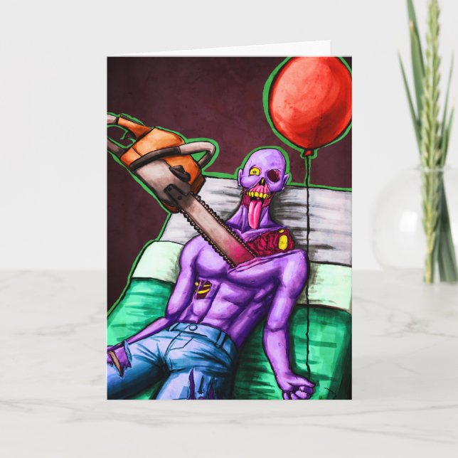 Cartão Infected Get Well Soon (Frente)