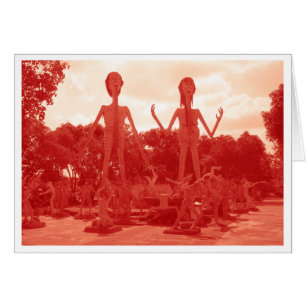 Cartão Inferno Budista... Tailândia