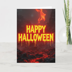 Cartão Inferno Feliz Halloween
