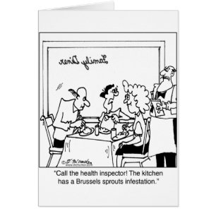 Cartão Infestação da couve de Bruxelas