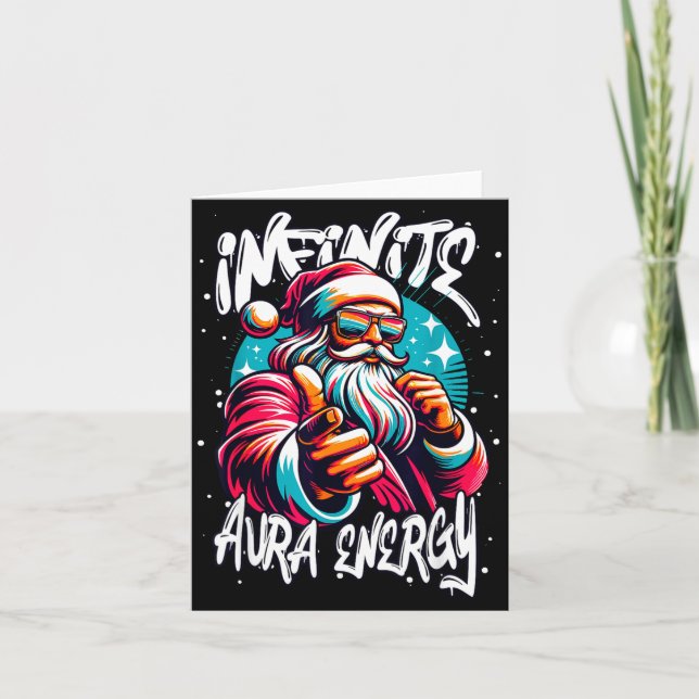 Cartão Infinite Aura Energy And Sigma Rizzmas  (Frente)