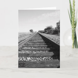 Cartão Infinite Railroad Greeting Card,Note Card