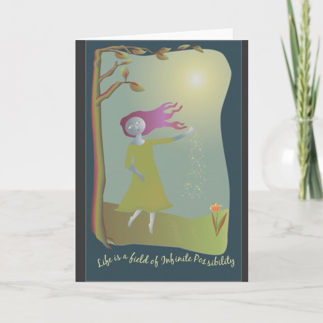 Cartão infinito do vazio da possibilidade (Frente)