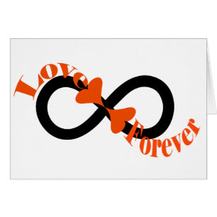 Cartão Infinity Love Heart Customizable Card