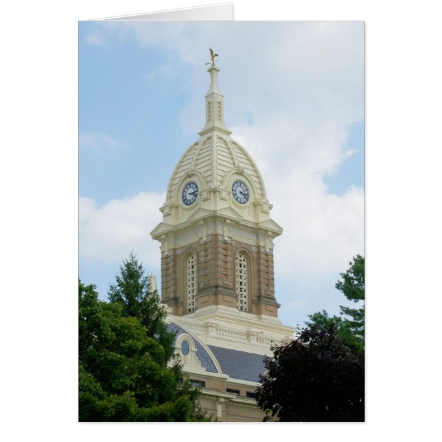 Cartão Ingham County Court House - Mason, Michigan (Frente)