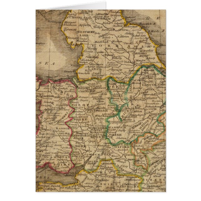 Cartão Inglaterra e País de Gales (Frente)