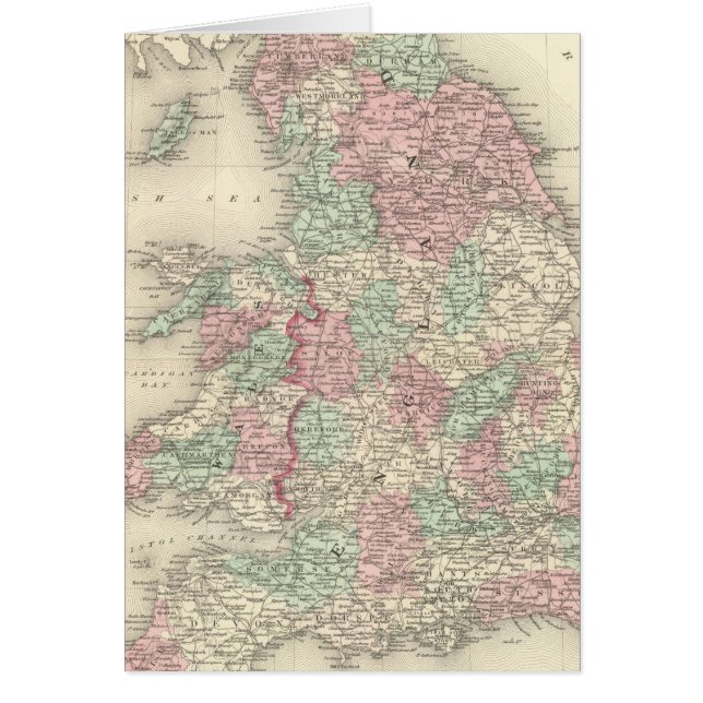 Cartão Inglaterra e País de Gales 5 (Frente)