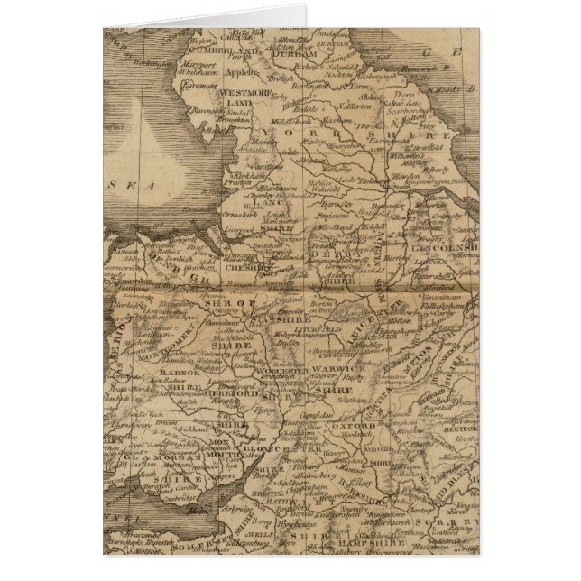 Cartão Inglaterra, Gales 5 (Frente)