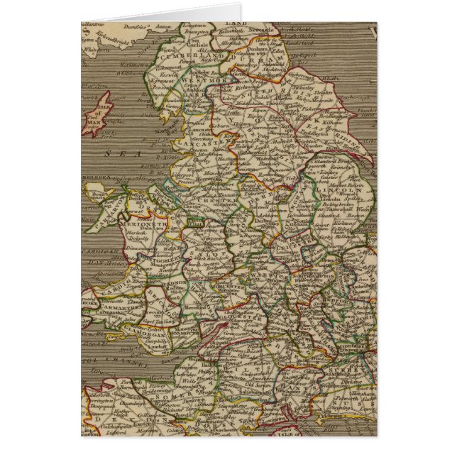 Cartão Inglaterra, País de Gales 2 (Frente)