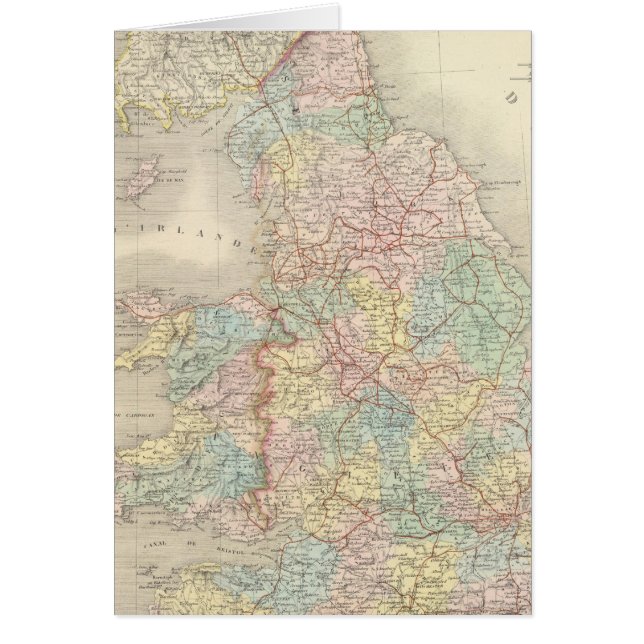 Cartão Inglaterra, País de Gales 3 (Frente)