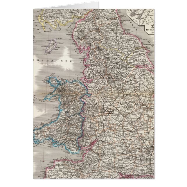 Cartão Inglaterra, País de Gales 3 (Frente)