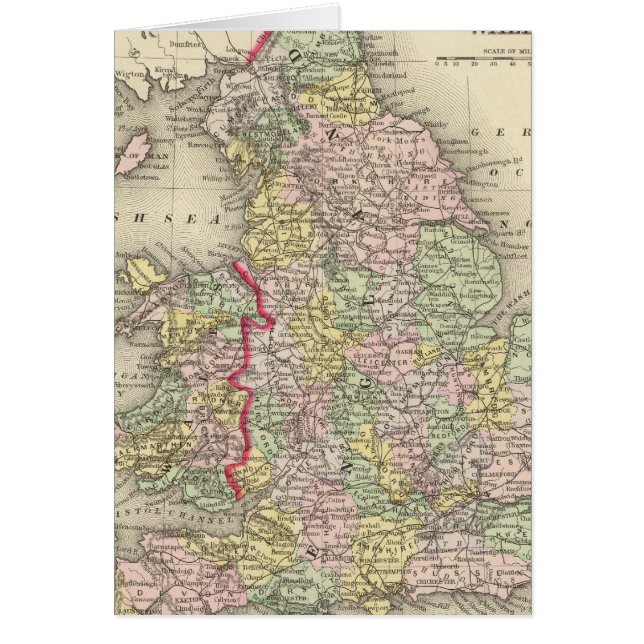 Cartão Inglaterra, País de Gales 4 (Frente)