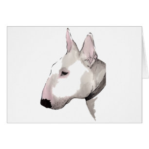 Cartão Inglês bull terrier