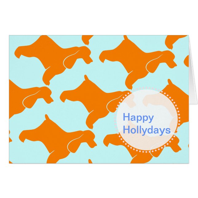 Cartão Inglês Cocker Spaniel (Frente Horizontal)