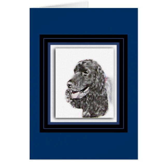 Cartão Inglês Cocker Spaniel (Frente)