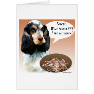 Cartão Inglês Cocker Spaniel Turquia