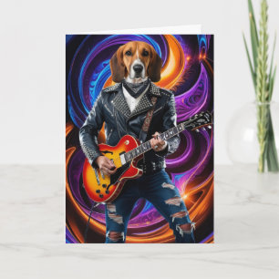 Cartão Inglês Foxhound Rocker