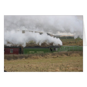 Cartão Inglês Vapor Train