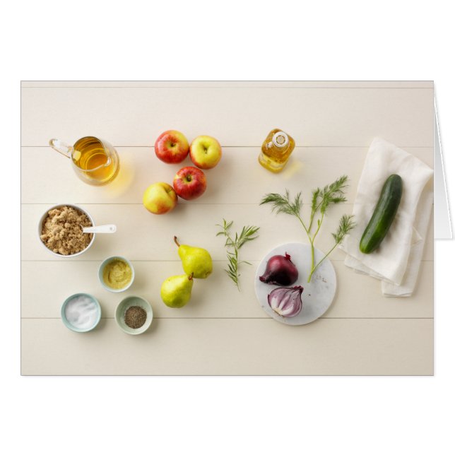 Cartão Ingredientes & ferramentas 5 (Frente Horizontal)