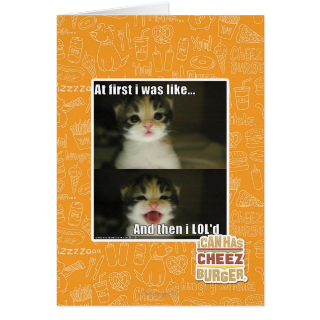 Cartão Início no eu era como (Frente)