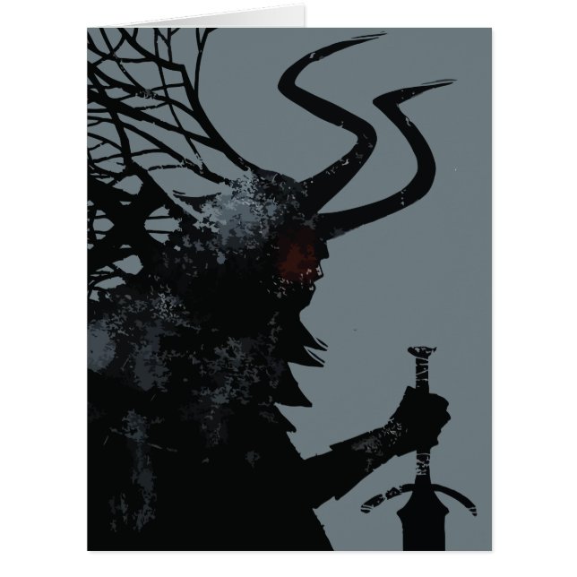 Cartão Ink Talking Fantasy V03 Do inferno (Frente)