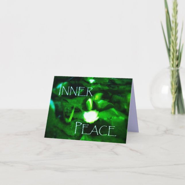 CARTÃO INNER PEACE SMALL GREETING CARD (Frente)
