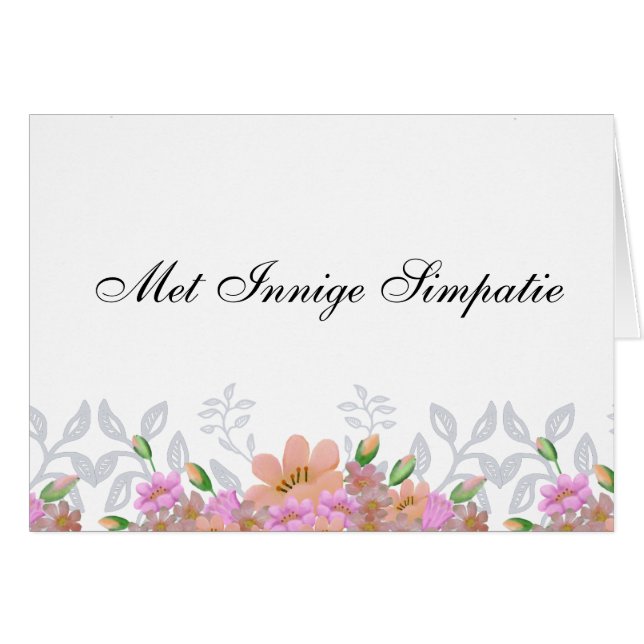 Cartão Innige encontrado Simpatie (Frente Horizontal)