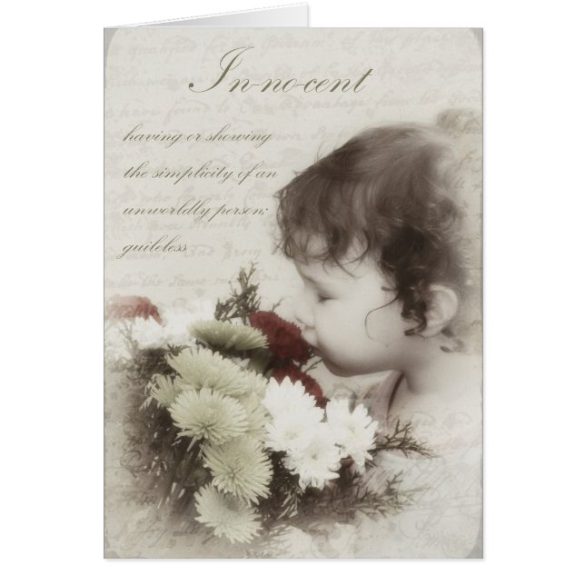 Cartão Inocente (Frente)