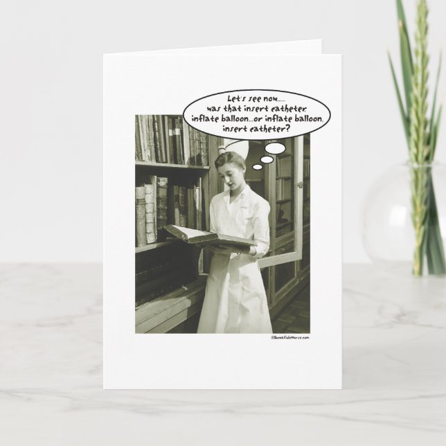 Cartão Inserir balão de inflação do cateter ou..... (Frente)