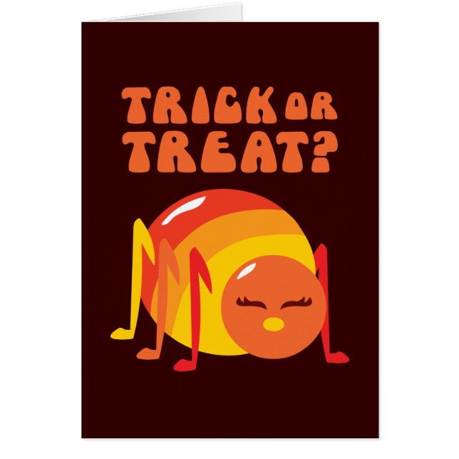 Cartão Inseto de Halloween (Frente)