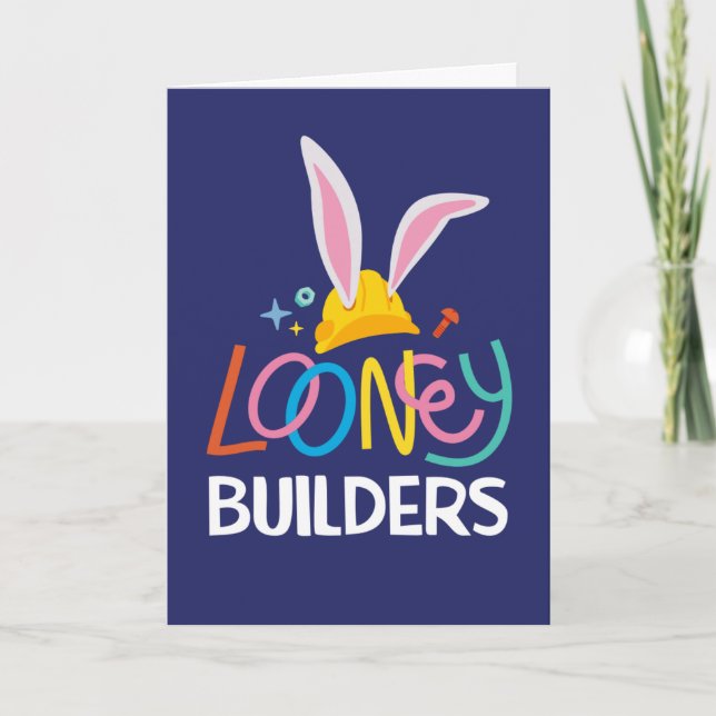 Cartão INSETOS BUNNY BUILDERS™| Logotipo empilhado do dur (Frente)