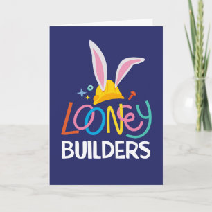 Cartão INSETOS BUNNY BUILDERS™  Logotipo empilhado do dur