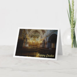 Cartão Inside San Miguel Monastery, Lliria, Spain