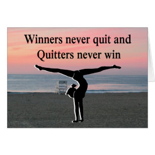 CARTÃO INSPIRAÇÃO DE GYMNAST