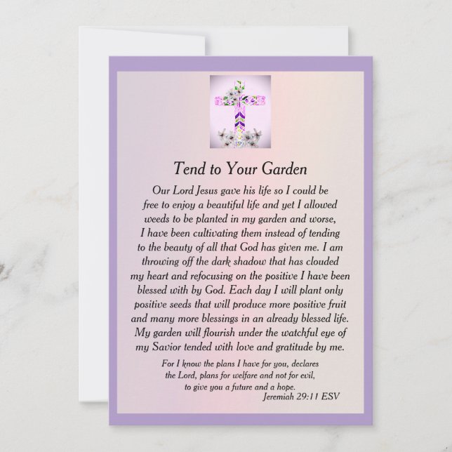 Cartão Inspiracional (Frente)