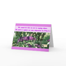 Cartão Inspiracional - Seja você