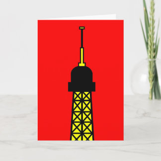 Cartão Inspirada pela Torre Eiffel