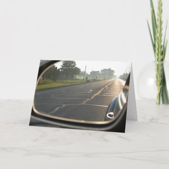 Cartão inspirador da estrada do Lit de Sun (Frente)