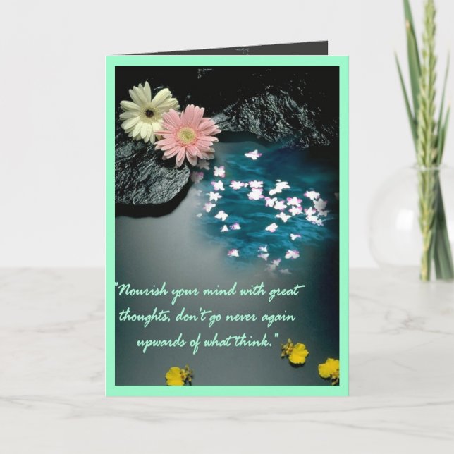 Cartão Inspirational Birthday Card (Frente)