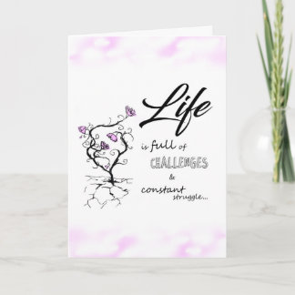 Cartão Inspirational greeting card
