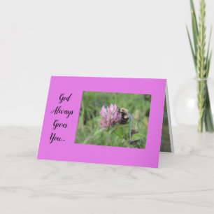 Cartão Inspirational greeting card encouragement