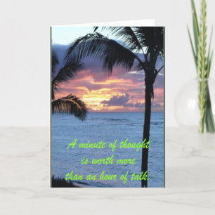 Cartão Inspirational Quotes Card
