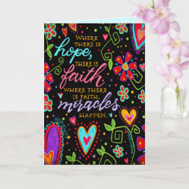 Cartão Inspirividade "Milagres Acontecem"